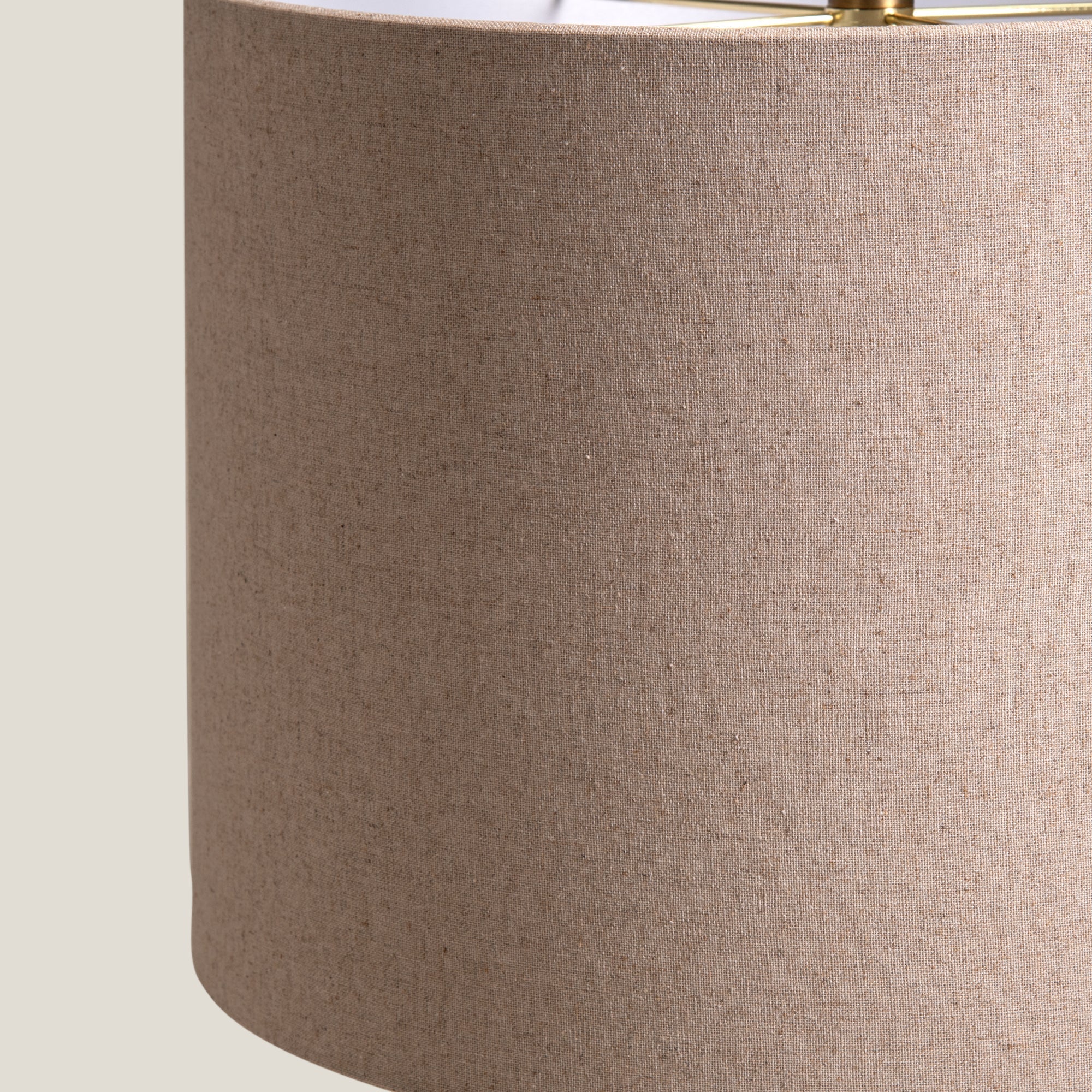 Pentaluxe Beige Table Lamp